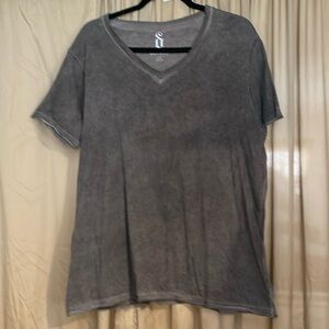 DECREE Men’s XL Brown Short Sleeve T Shirt **REFER TO SMALL STAIN IN FRONT**